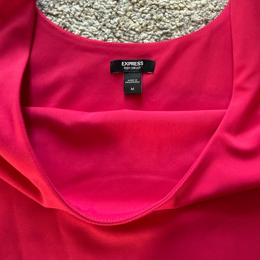 Express Women's Pink Bodysuit - Picture 2 of 3